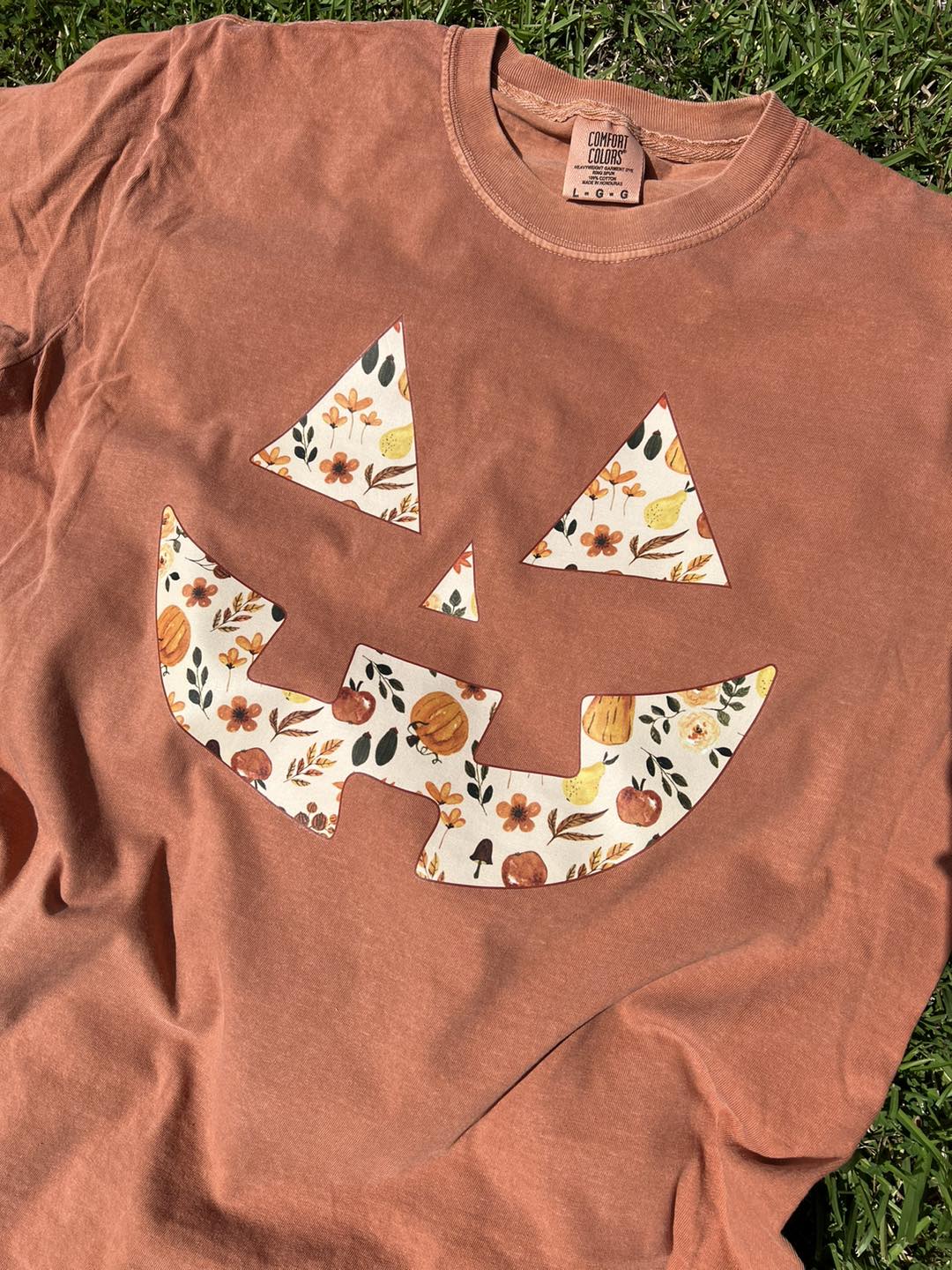 Floral Pattern Pumpkin