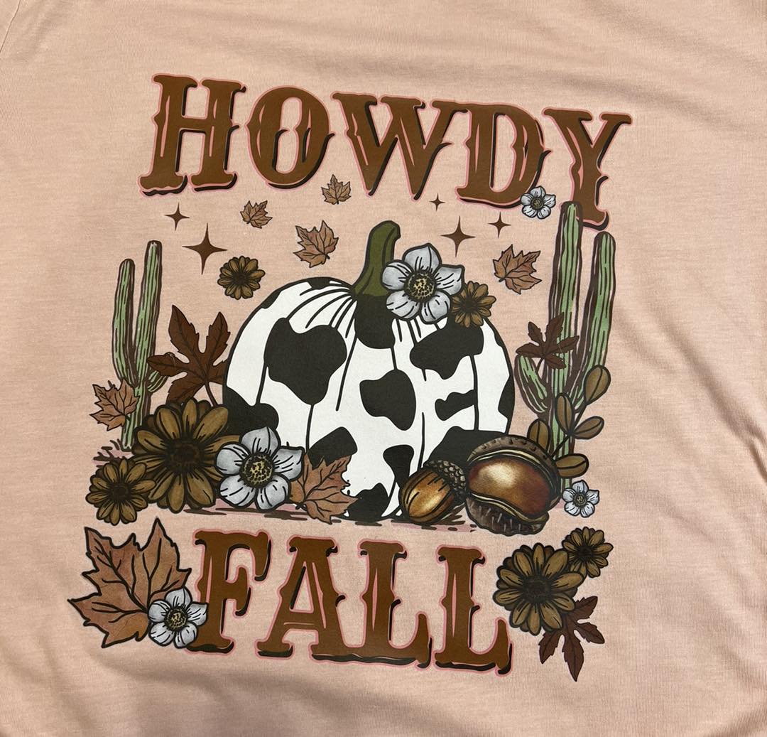 Howdy Fall Cow Pumpkin