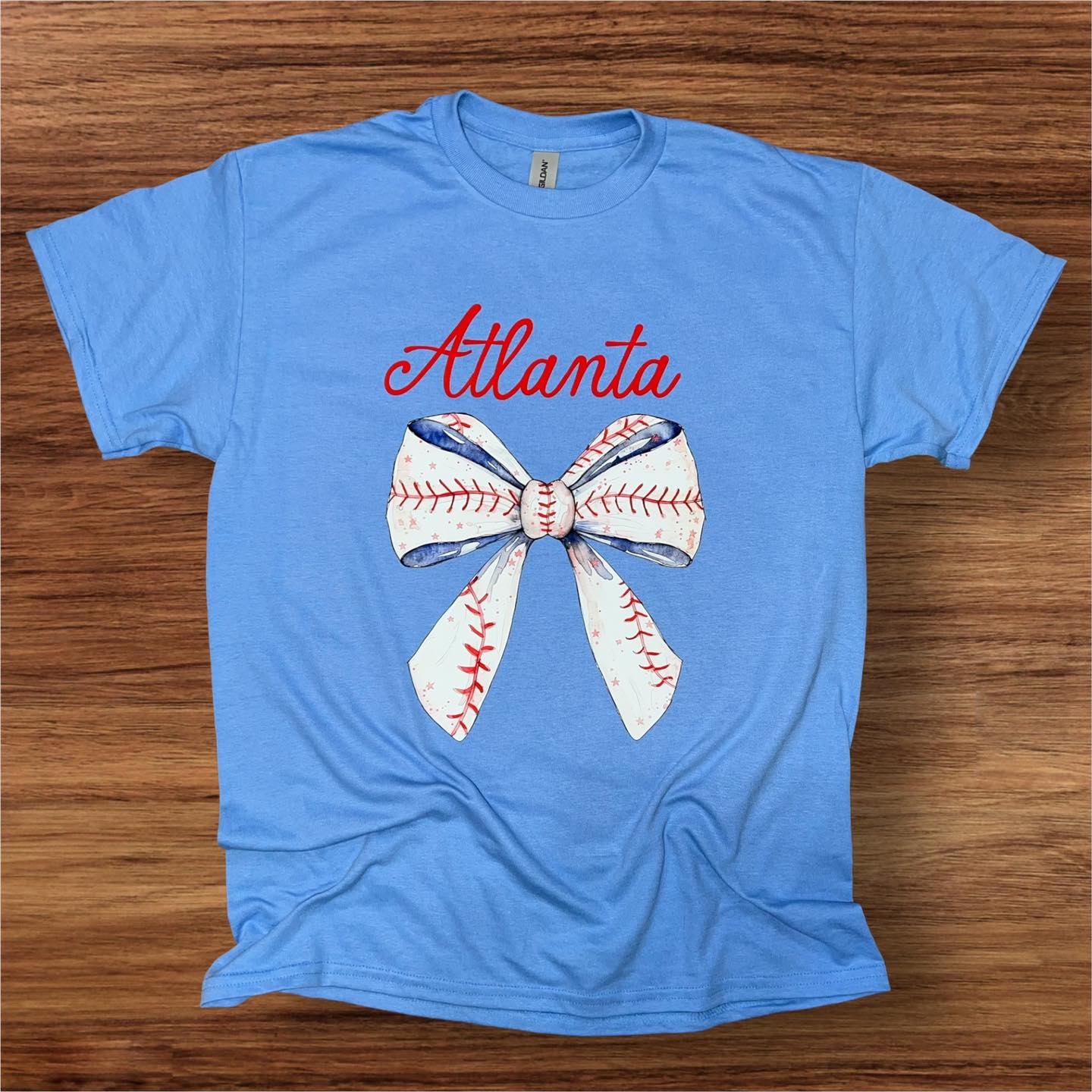 Atlanta Baseball Bow