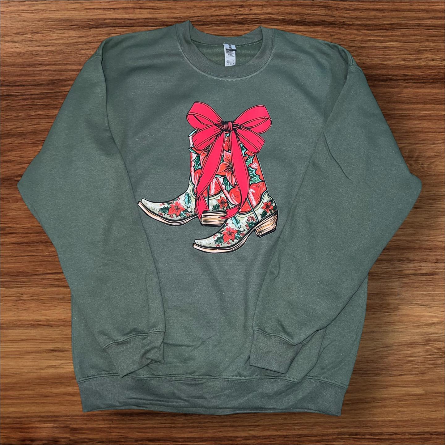 Christmas Floral Boots