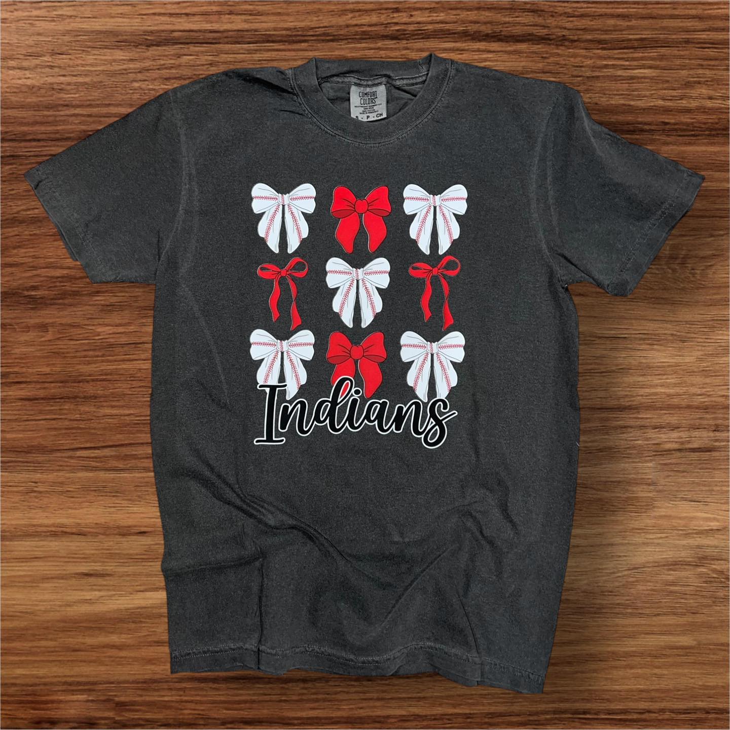 Indians Baseball Coquette Bows