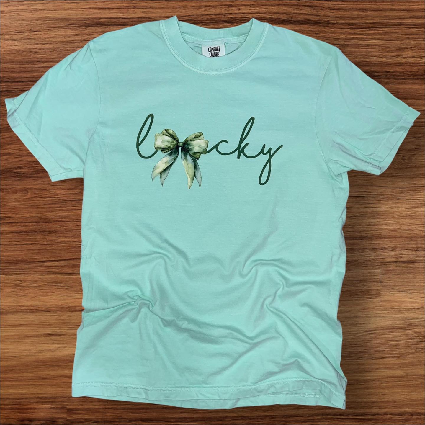 Lucky Cursive w/ Shamrock