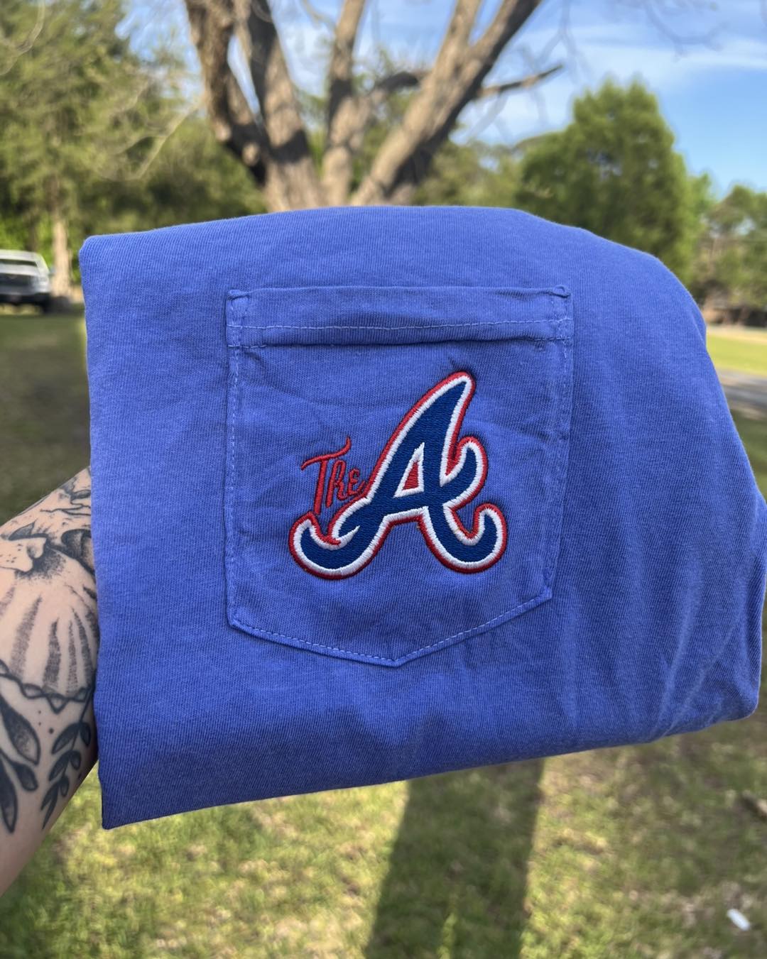 The A - Embroidered Tee