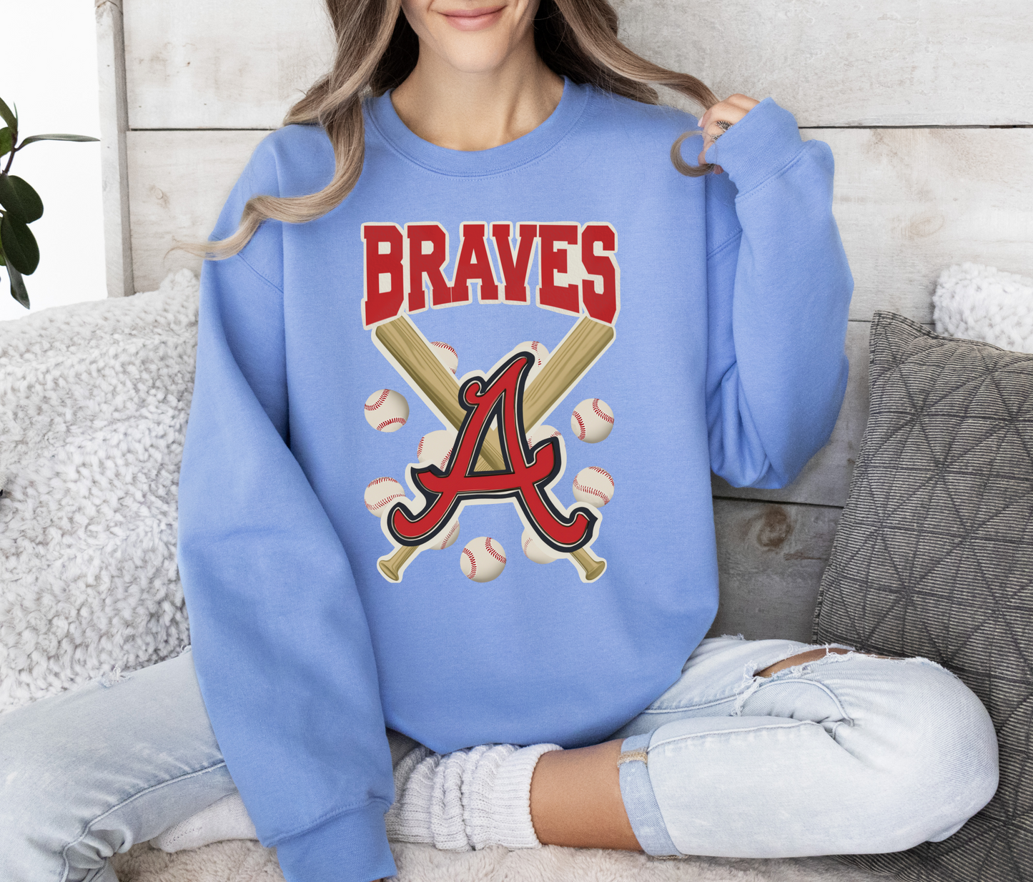 Atlanta Braves Baseball Sweatshirt