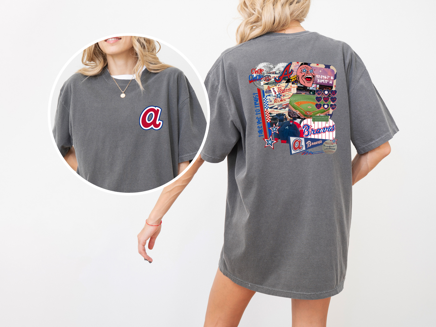 Atlanta Braves Collage Back Tee