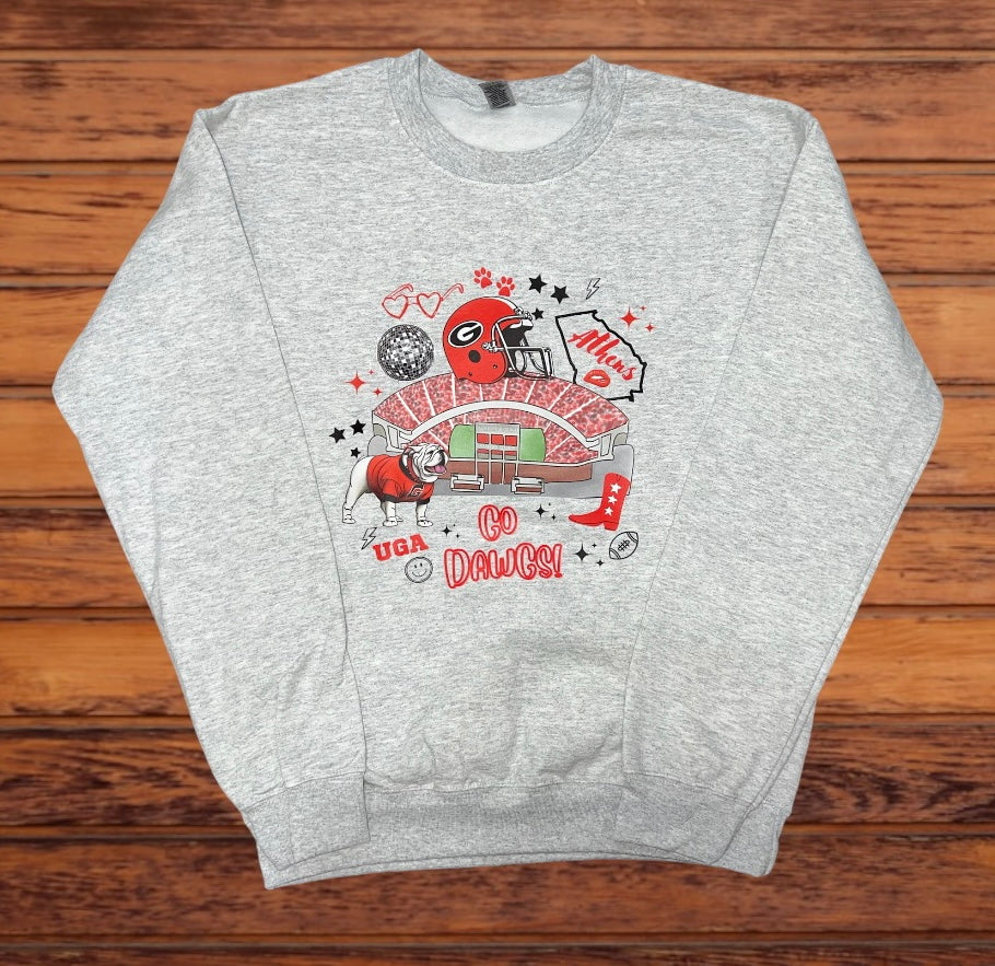 University Of Georgia Collage Sweatshirt