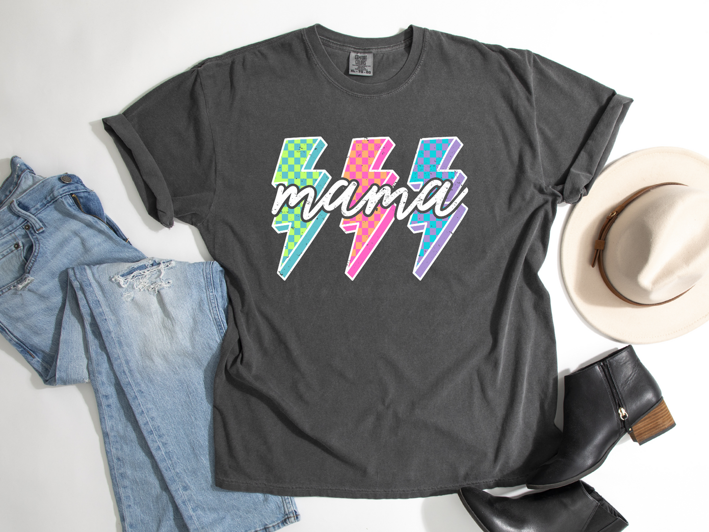 Triple Checkered Lightning Mama