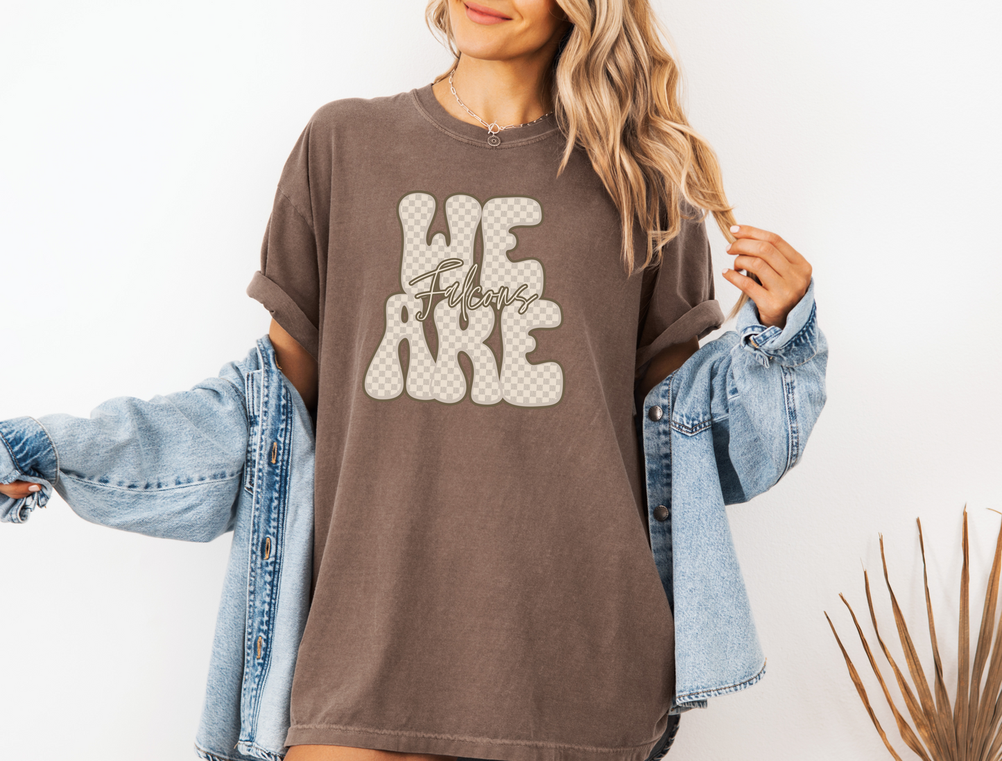 We Are Falcons - Cream Checkered