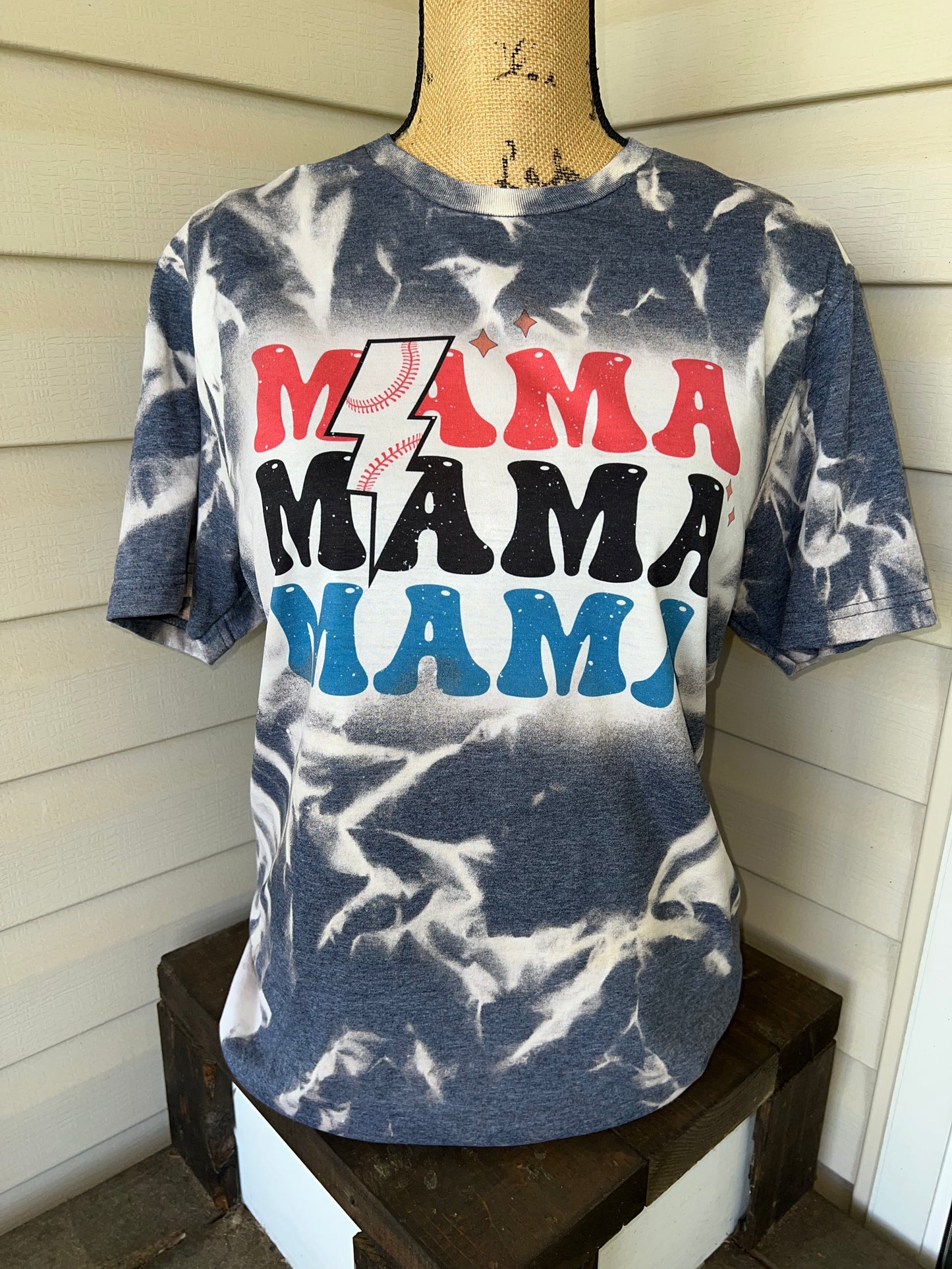 Mama Ripple Baseball Lightning Bolt