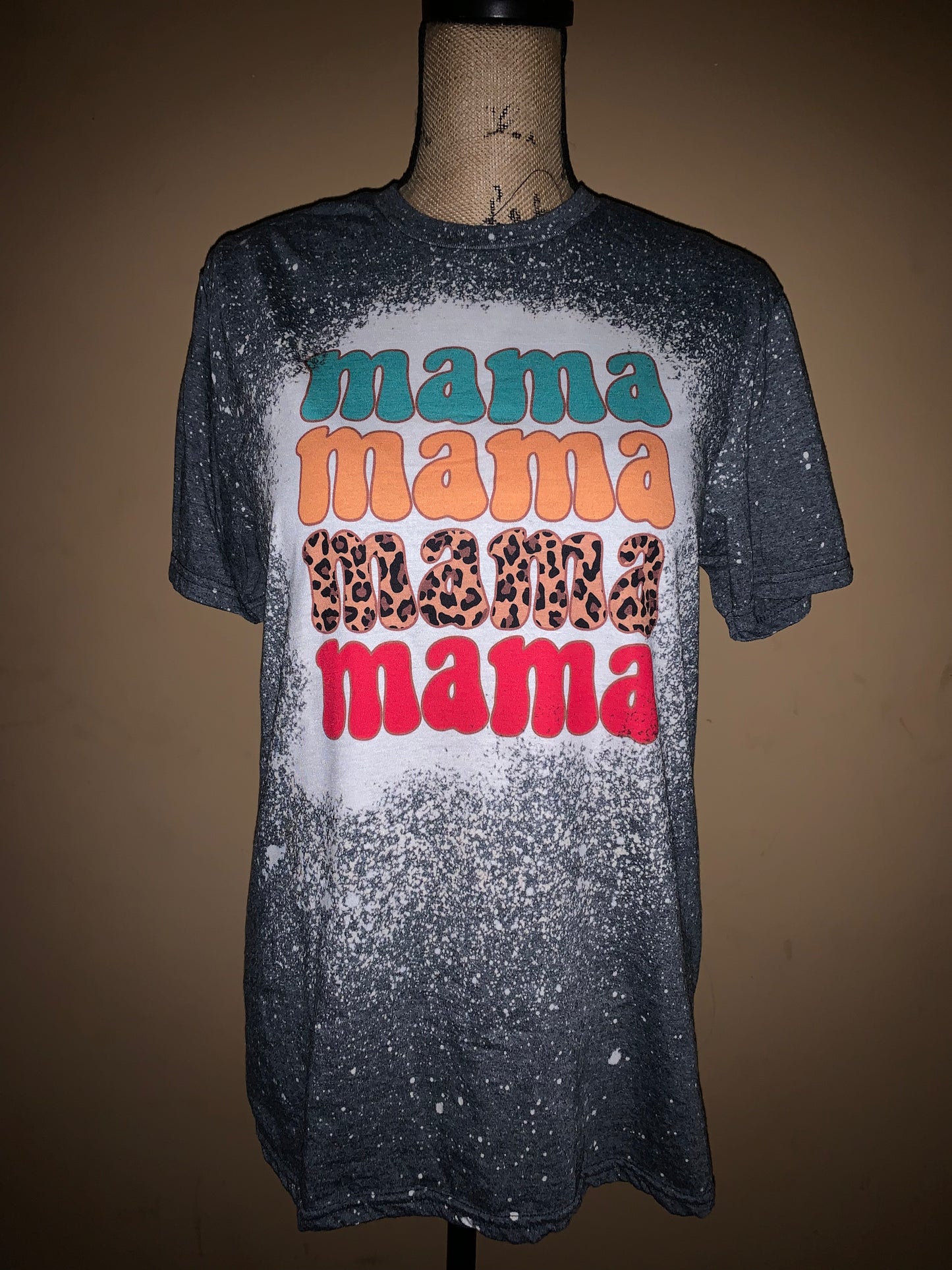 Mama Ripple w/ Leopard - BLEACHED