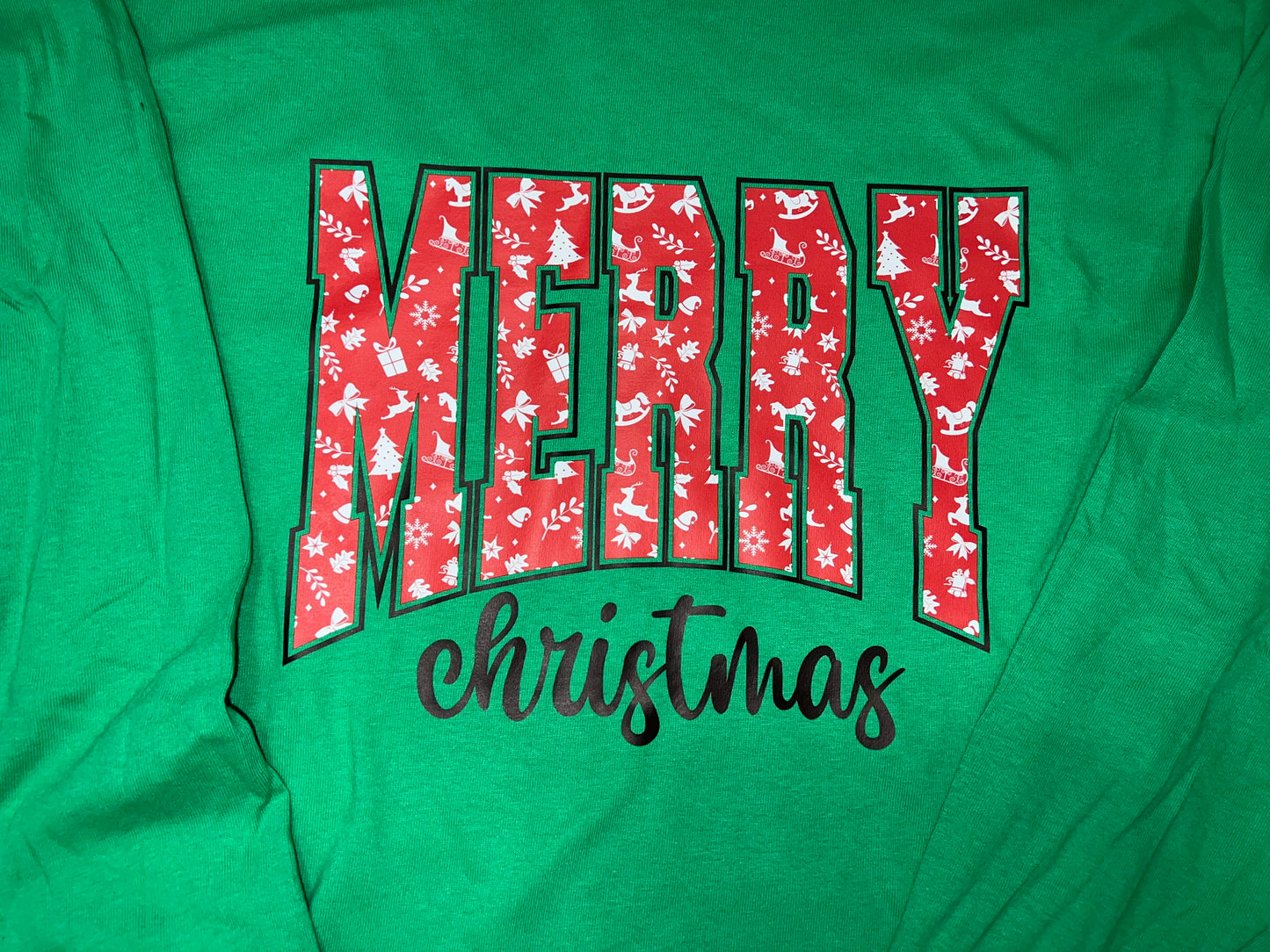 Merry Christmas - Red Pattern