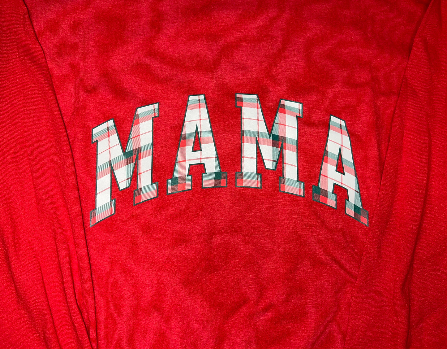 Mama - Christmas Plaid