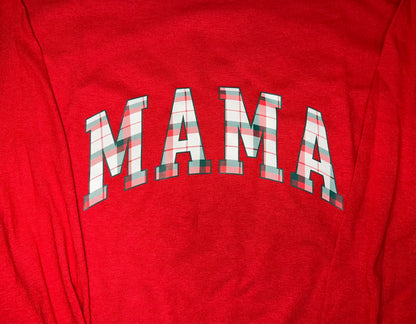 Mama - Christmas Plaid