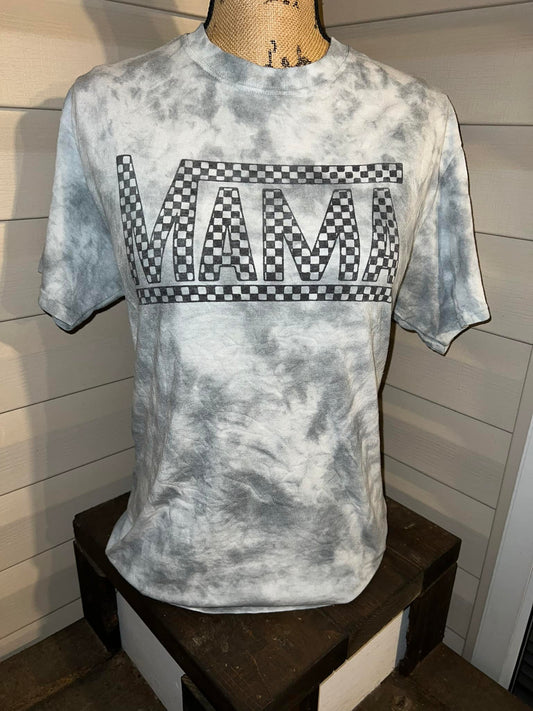 Mama Checkered Dyed