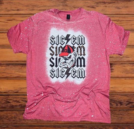 Sic 'Em Bulldog Ripple BLEACHED