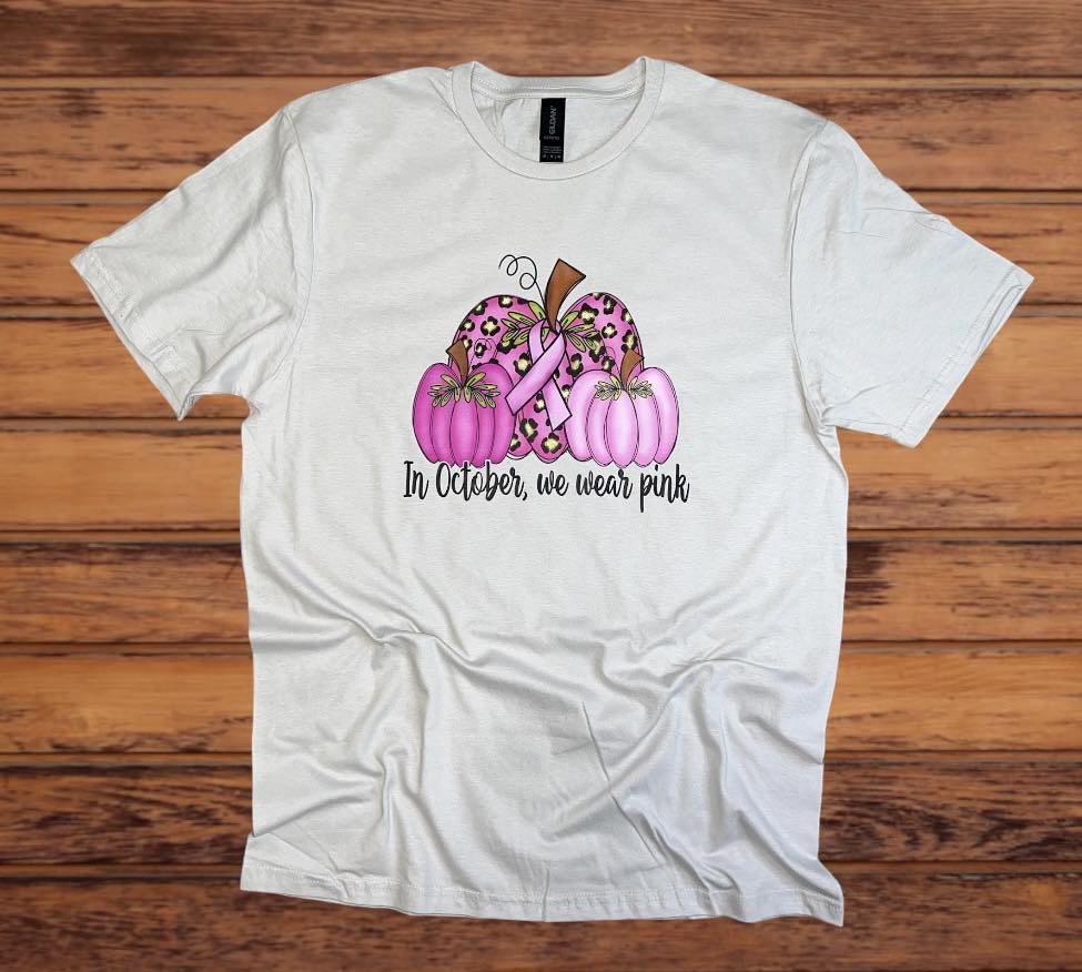 Wear Pink In October - Pumpkins