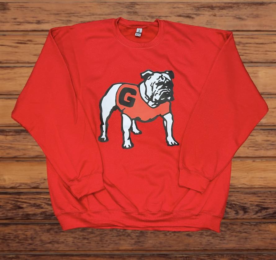 Old School Bulldog Sweatshirt