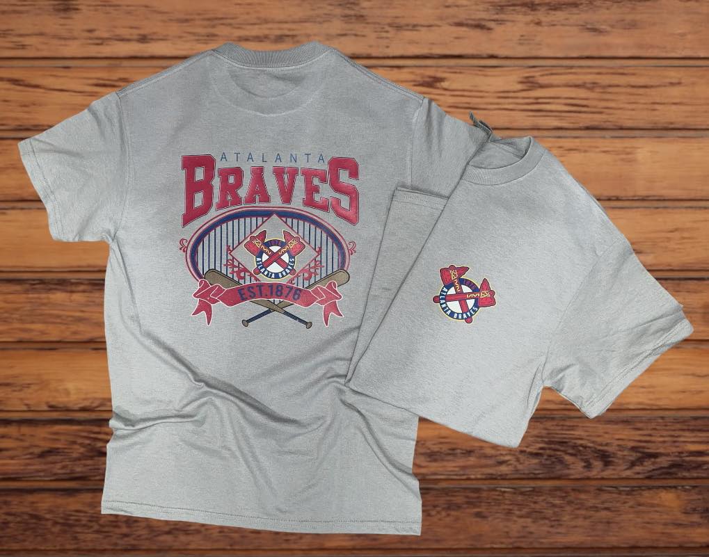 Retro Braves Pocket Tee