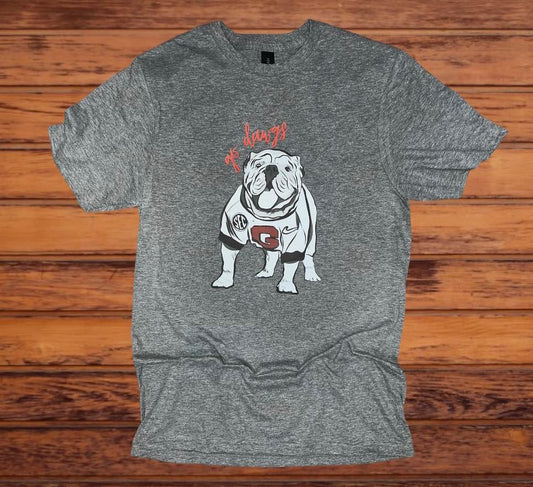Go Dawgs - Drawn Bulldog