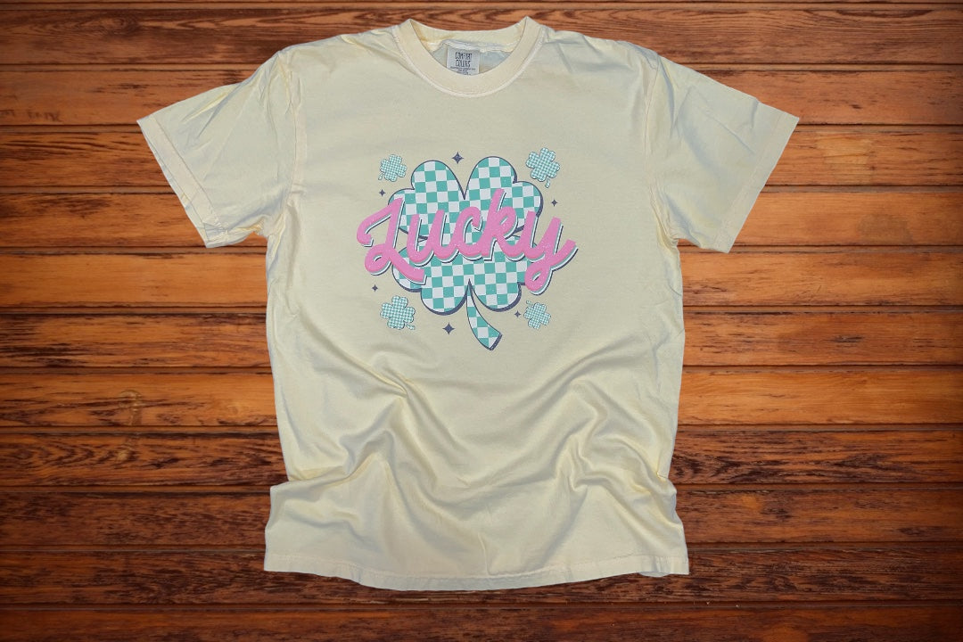 Lucky Checkered Shamrock YOUTH