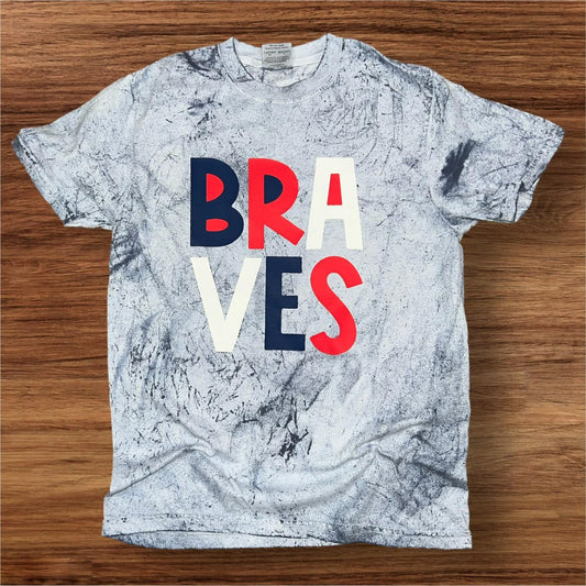 Braves Block Lettering