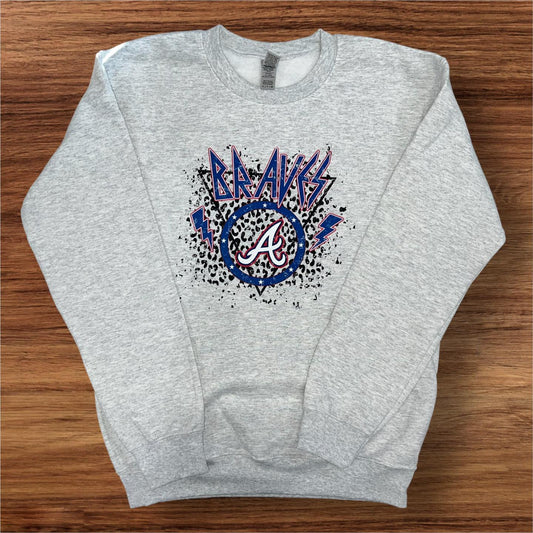 Braves Leopard Sweatshirt