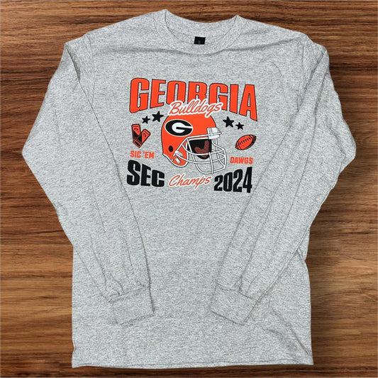 Georgia Bulldogs SEC Champs 2024 -Helmet