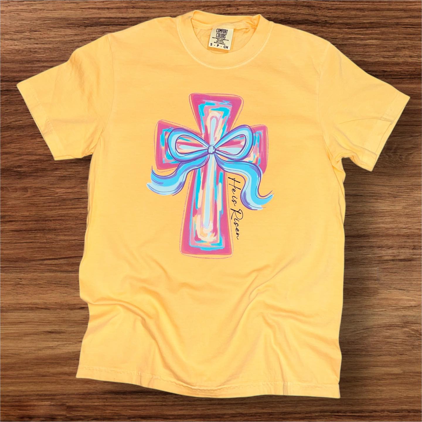 Painted Cross - He Is Risen