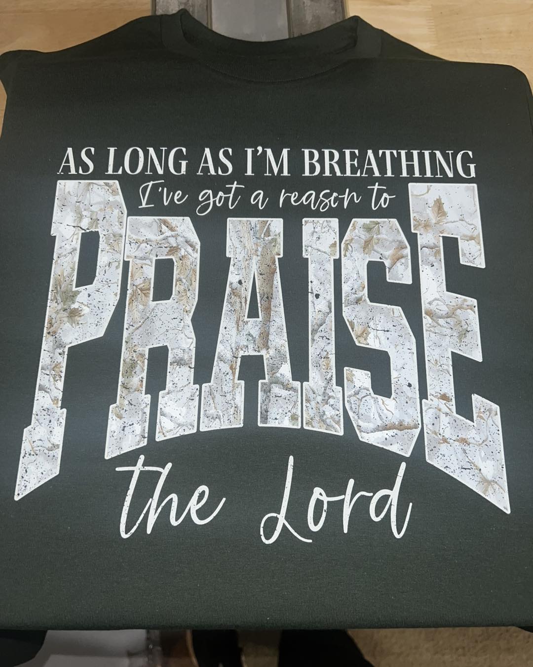 As Long As I'm Breathing I've Got A Reason To Praise The Lord - Bow Long Sleeve