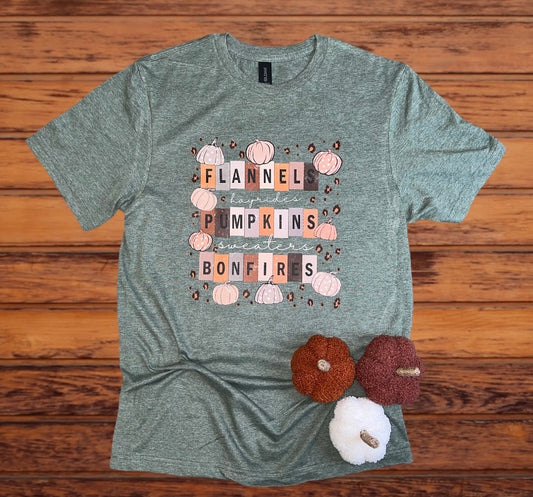 Flannels, Hayrides, Pumpkins, Sweaters, Bonfires