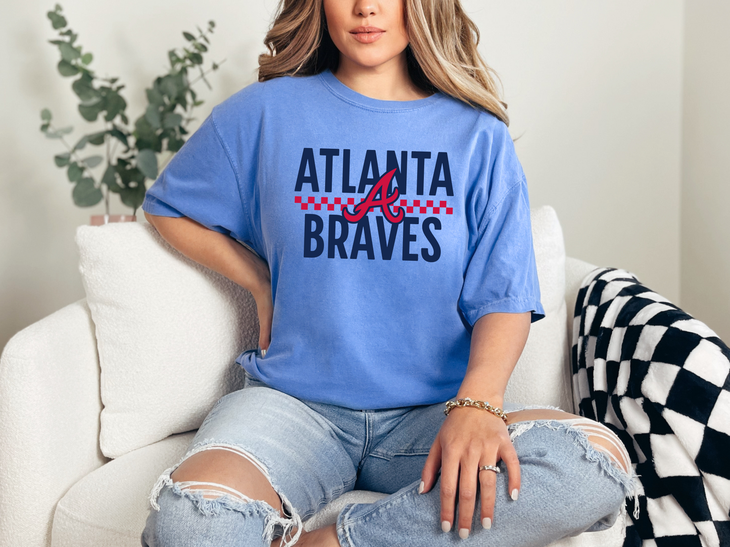 Atlanta Braves w/ Checkered Details