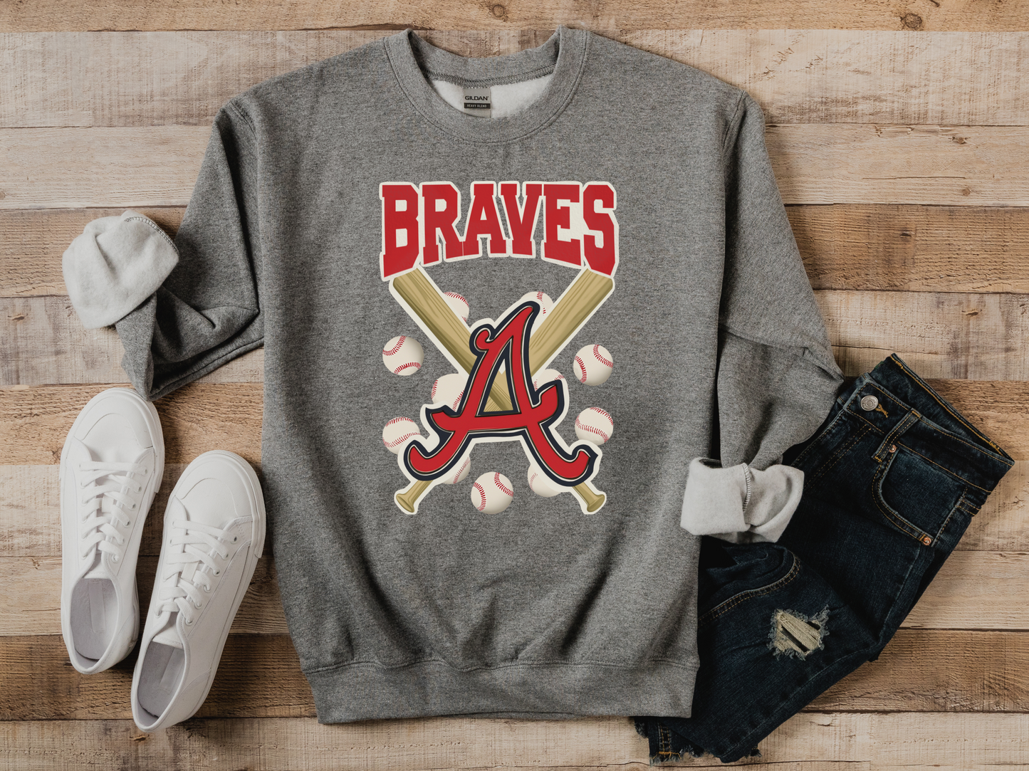 Atlanta Braves Baseball Sweatshirt