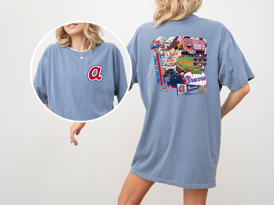Atlanta Braves Collage Back Tee