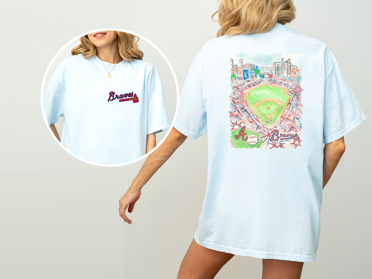 Atlanta Braves - Drawn Truist Park