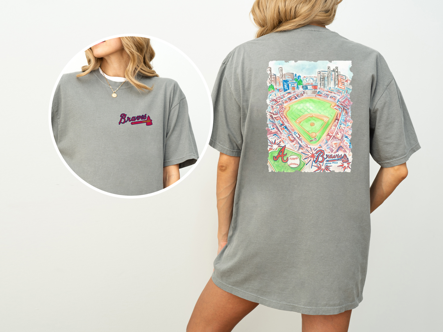 Atlanta Braves - Drawn Truist Park