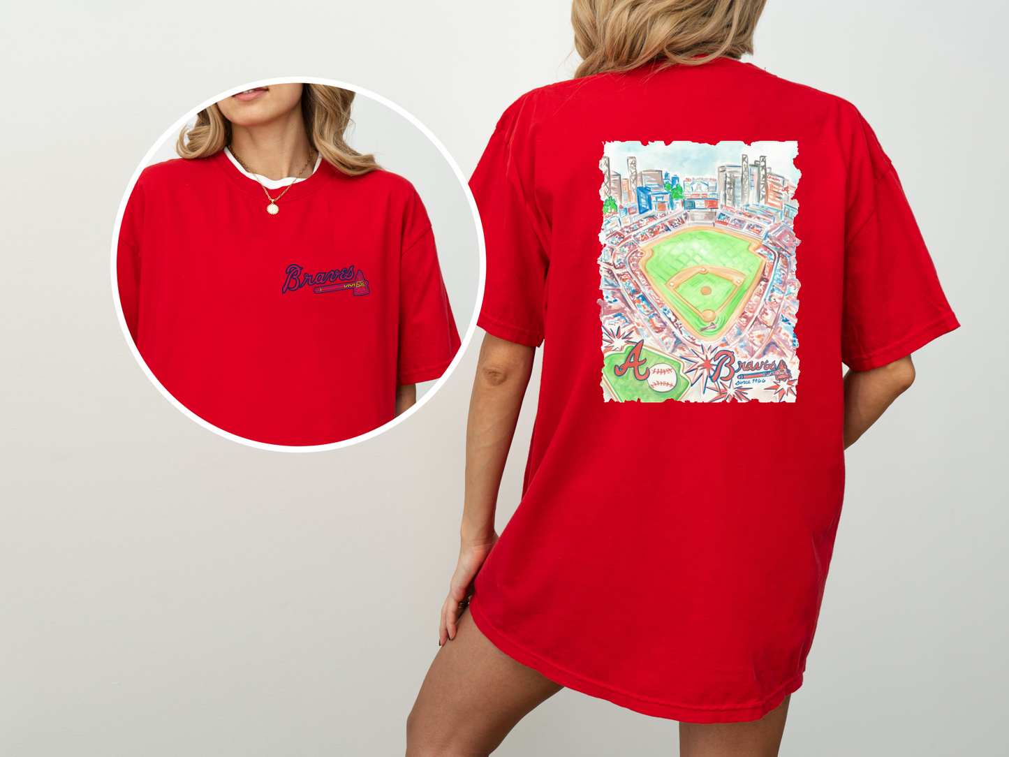 Atlanta Braves - Drawn Truist Park