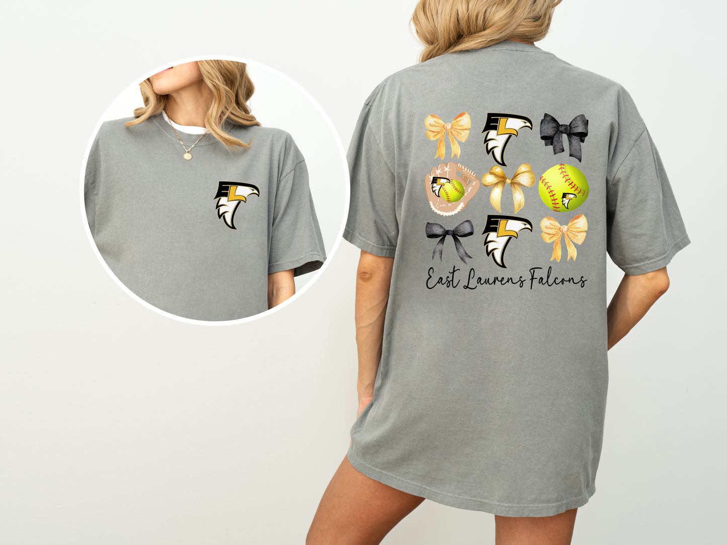 East Laurens Falcons Softball Coquette BACK