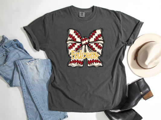 Falcons - Baseball Bow Coquette