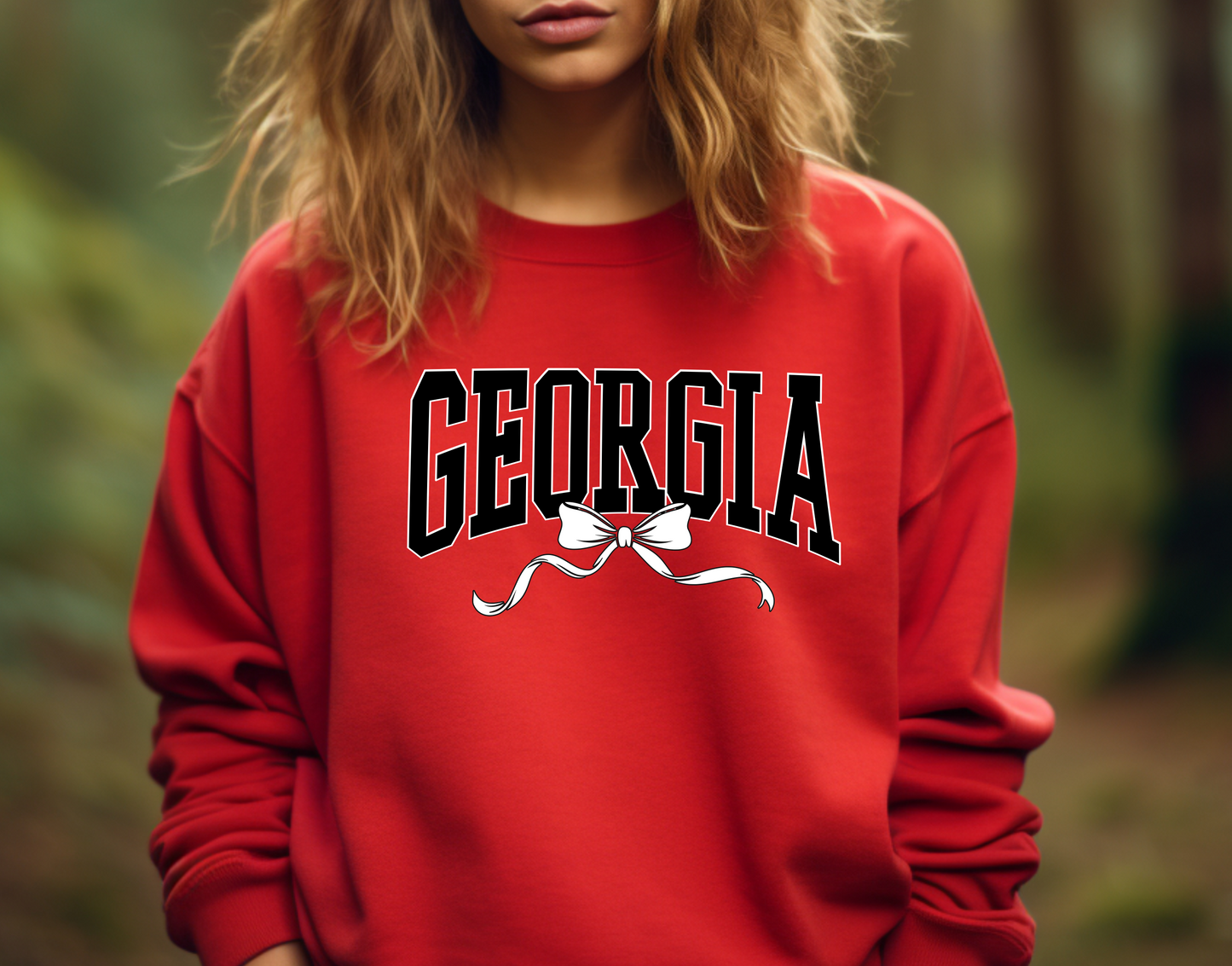 Georgia Varsity Coquette Sweatshirt