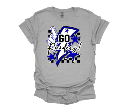 Retro Checked Lightning Bolt Spirit Tee