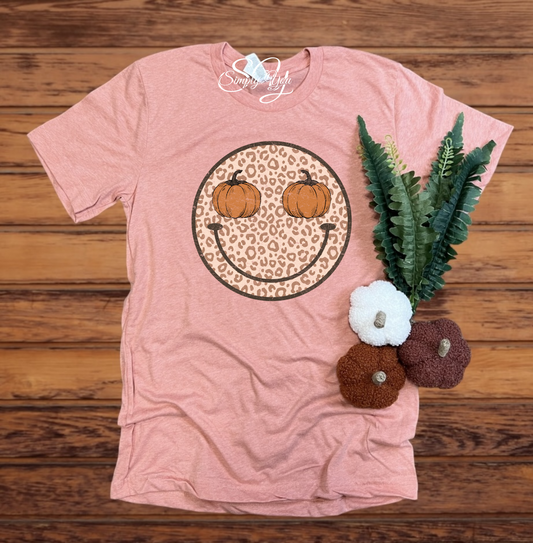 Leopard Pumpkin Smiley
