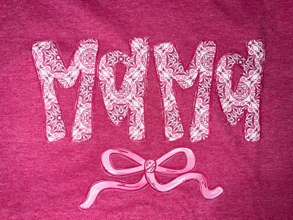 Mama Pink Floral w Bow