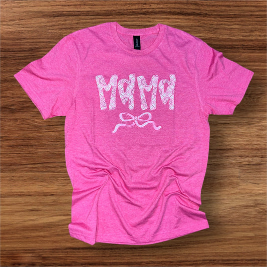 Mama Pink Floral w Bow