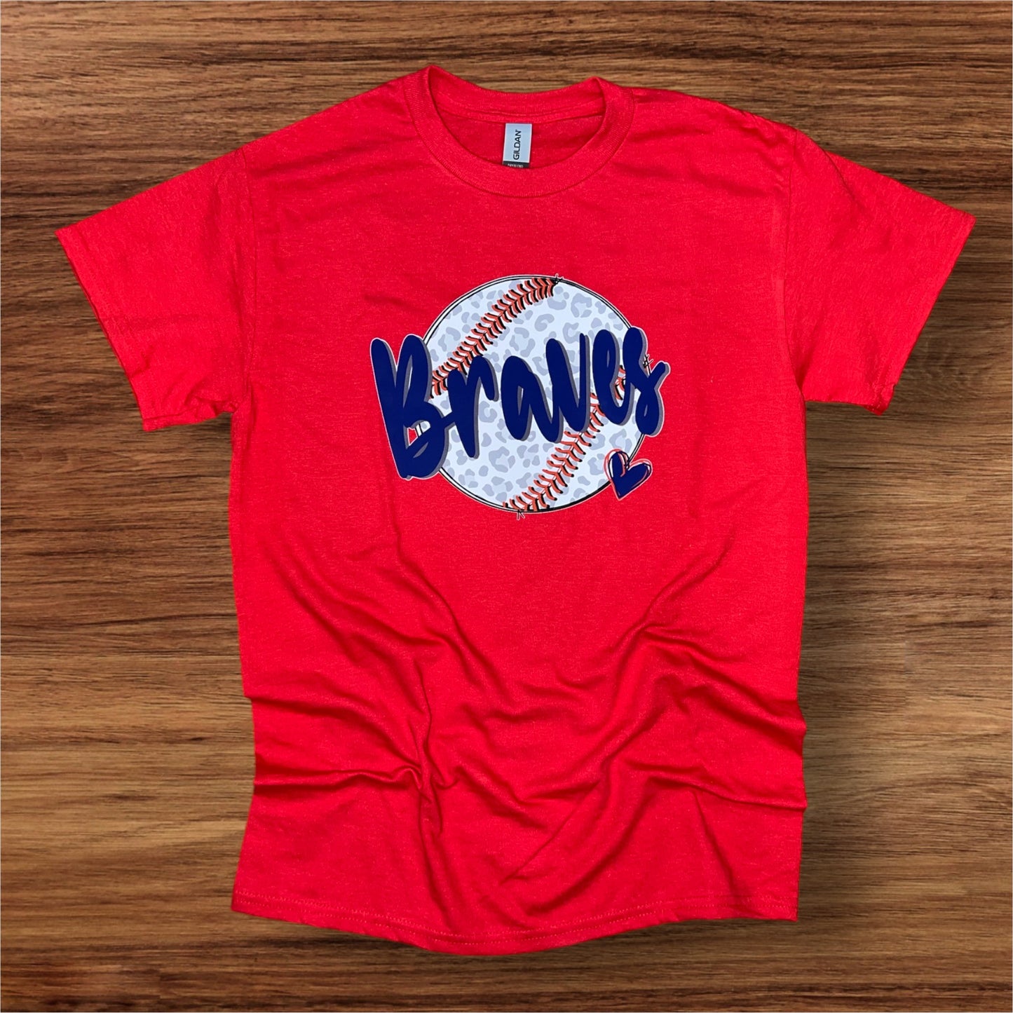 Braves Leopard Baseball