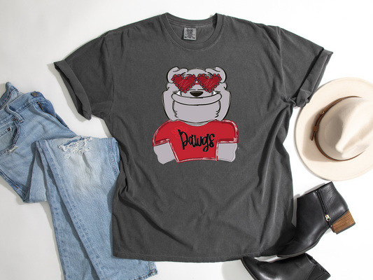 Preppy Drawn Georgia Bulldog