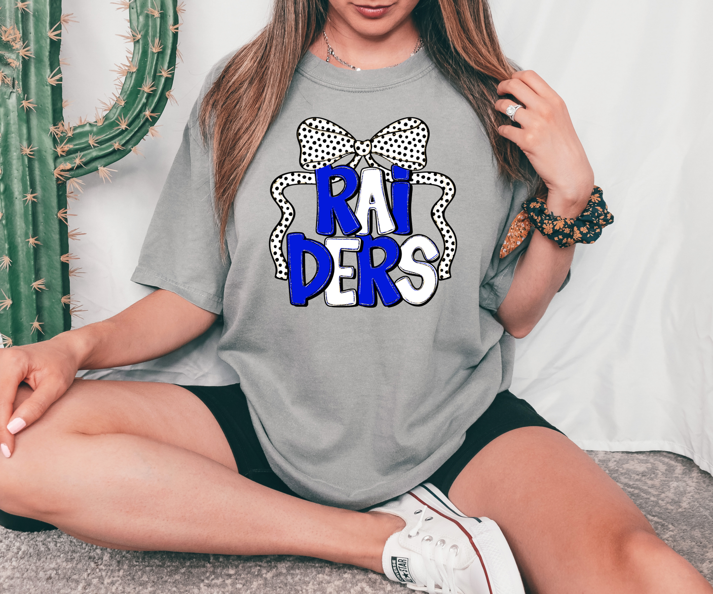 Raiders Speckled Bow