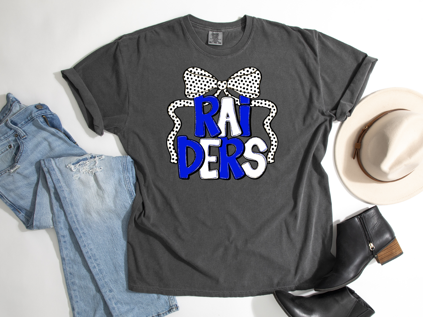 Raiders Speckled Bow