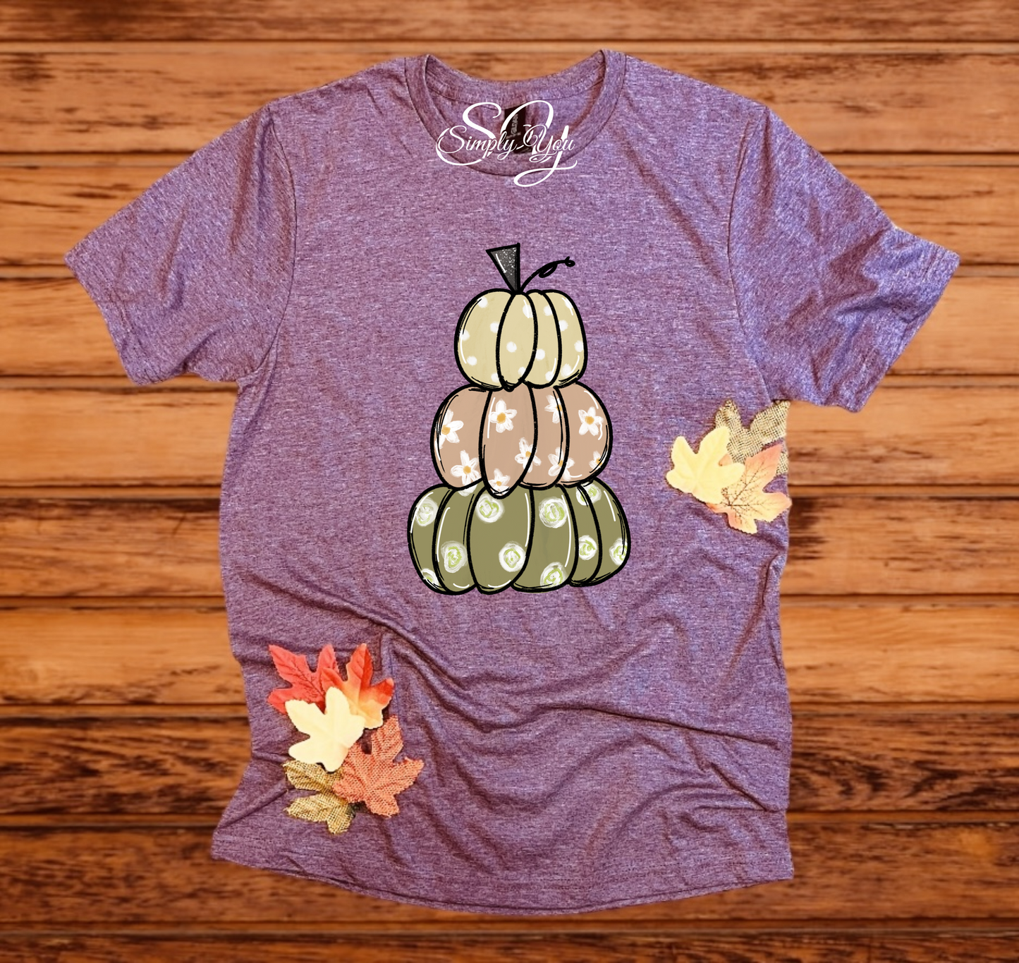 Stacked Patterned Punpkins