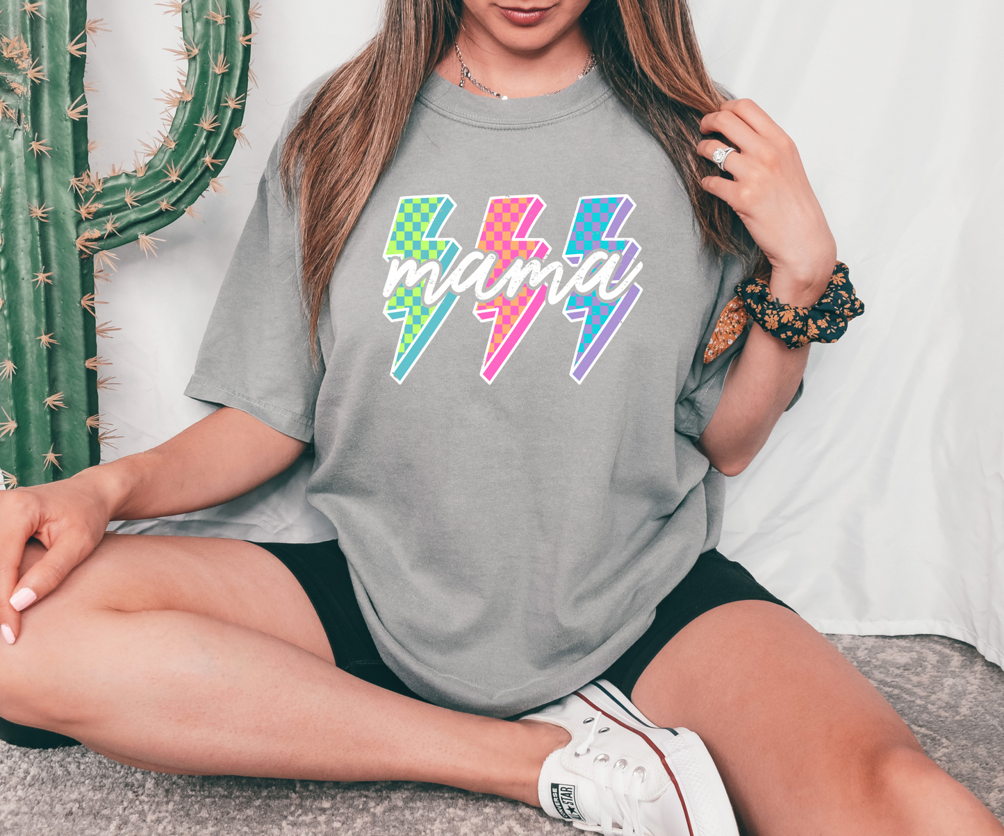 Triple Checkered Lightning Mama