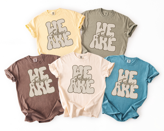 We Are Falcons - Cream Checkered